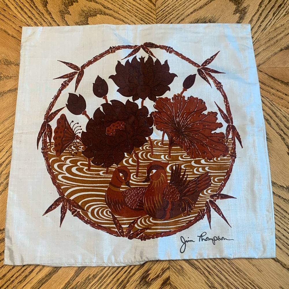 Jim Thompson vintage cushion cover